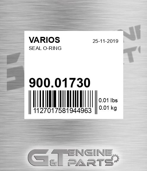 900.01730 Seal O-ring