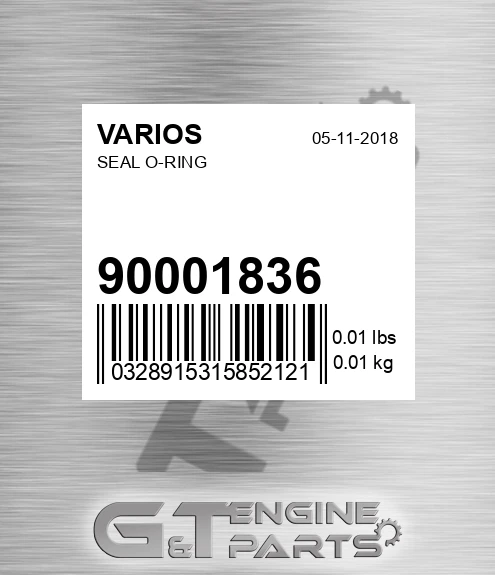 900.01836 Seal O-ring for VARIOS