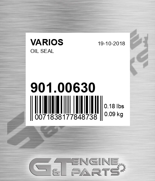 901.00630 Oil Seal