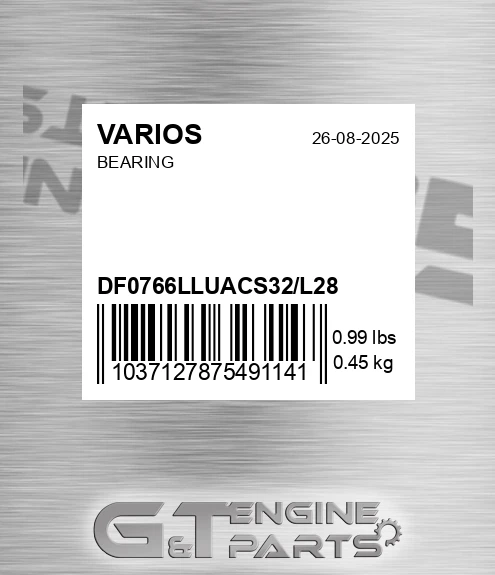 DF0766LLUACS32/L28 Bearing