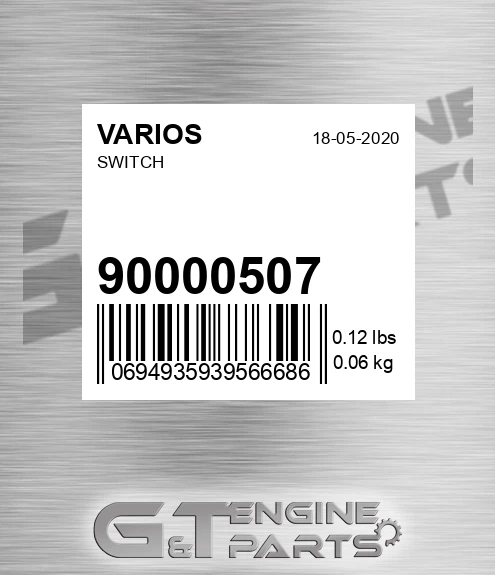 90000507 Switch for VARIOS