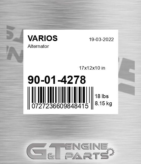 90-01-4278 Alternator