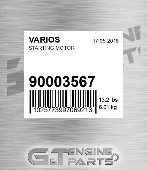 900.03567 Starting Motor