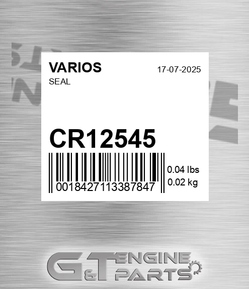 CR12545 Seal for VARIOS