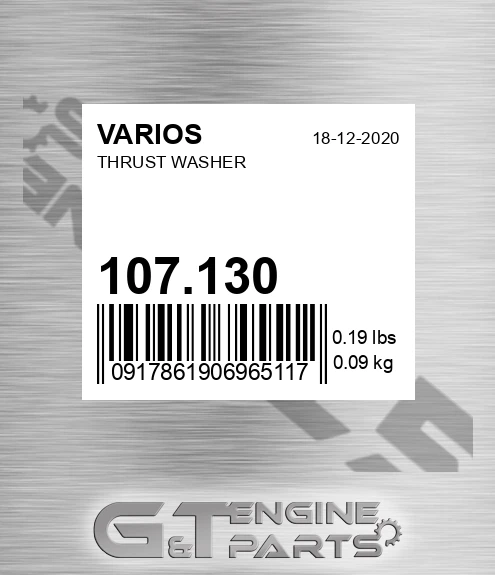 107.130 Thrust Washer