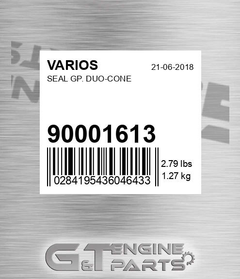 90001613 Seal Gp. Duo-cone