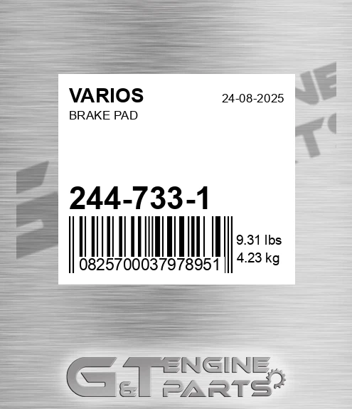244-733-1 Brake Pad