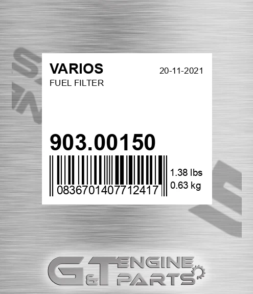 903.00150 Fuel Filter