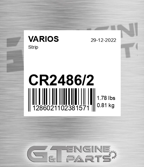 CR2486/2 Strip