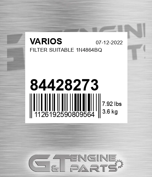 84428273 Filter Suitable 1n4864bq