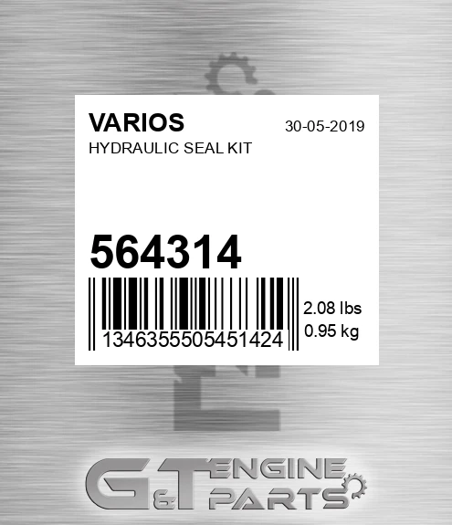 564314 Hydraulic Seal Kit