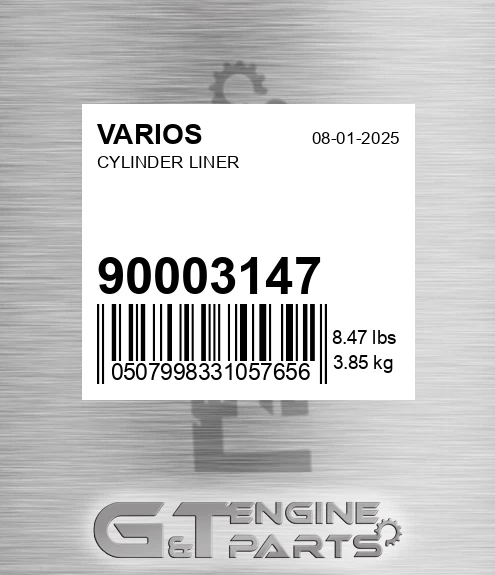 900.03147 Cylinder Liner