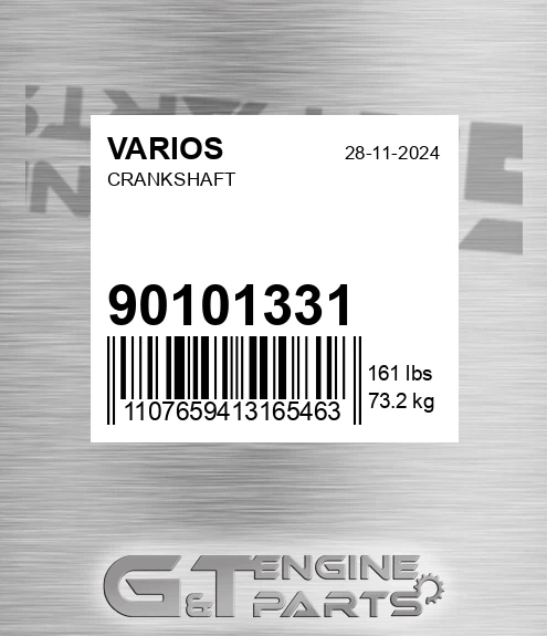 901.01331 Crankshaft for VARIOS