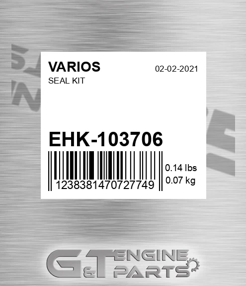 EHK-103706 Seal Kit