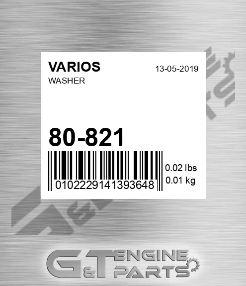80-821 Washer