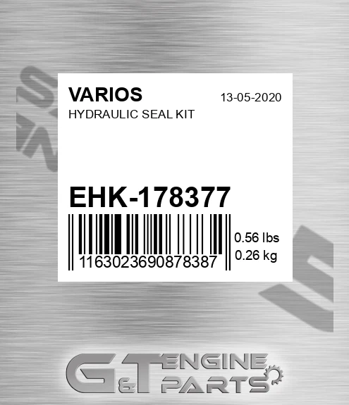 EHK-178377 Hydraulic Seal Kit
