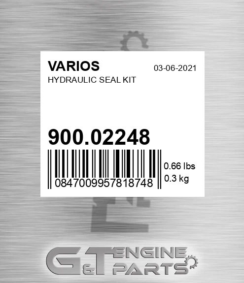 900.02248 Hydraulic Seal Kit