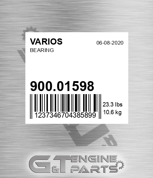 900.01598 Bearing