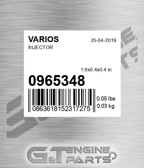 096.5348 VARIOS Injector
