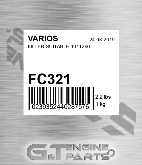 FC321 Filter Suitable 1041296