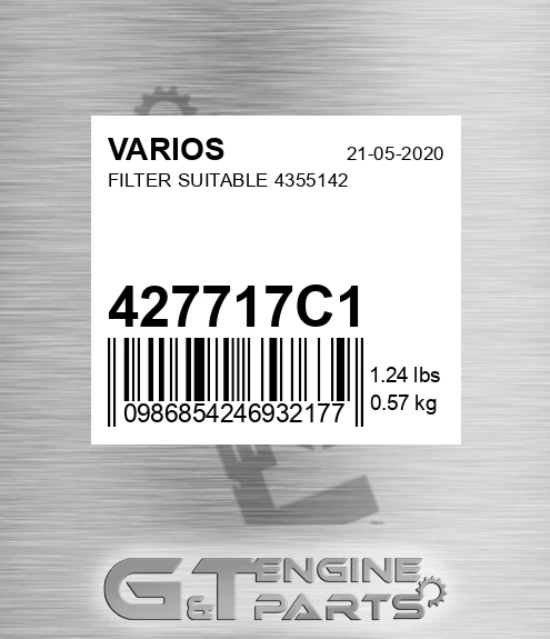 427717C1 Filter Suitable 4355142