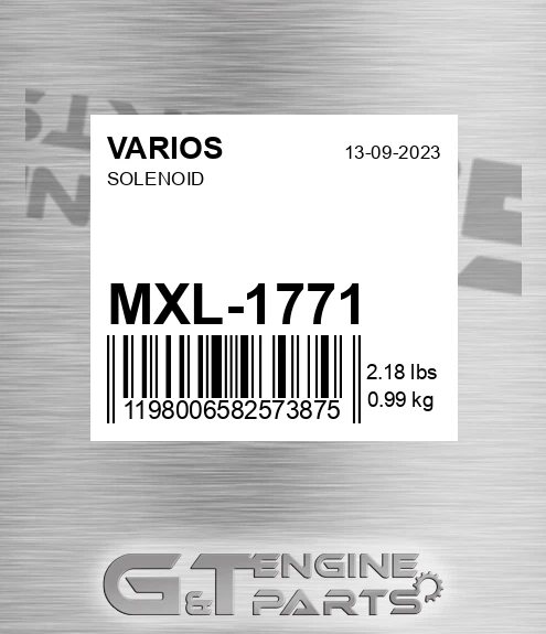 MXL-1771 Solenoid