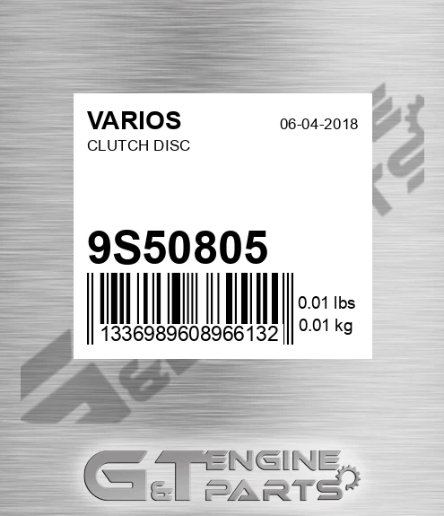 9S50805 Clutch Disc