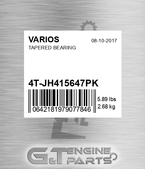 4T-JH415647PK Tapered Bearing