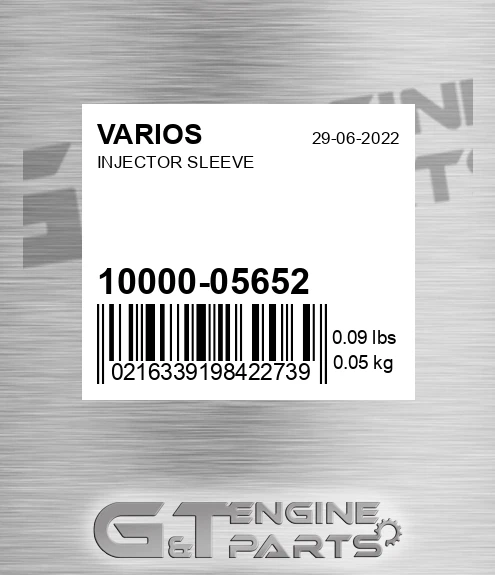10000-05652 Injector Sleeve