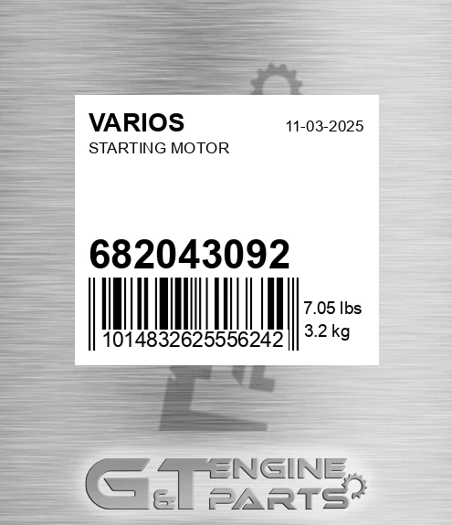 682043092 Starting Motor