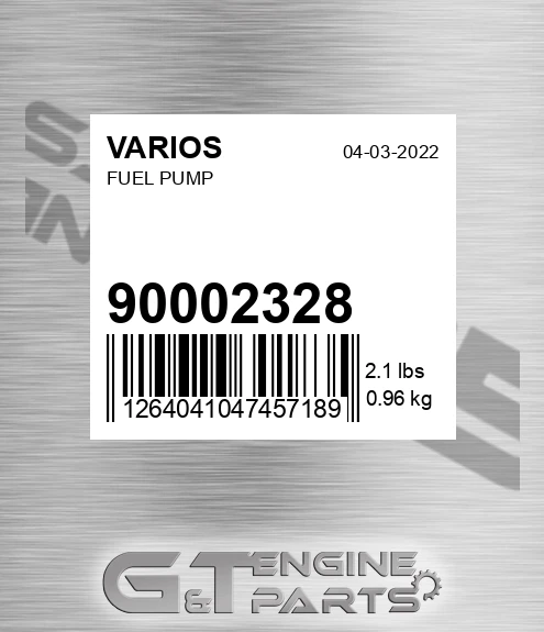 900.02328 Fuel Pump