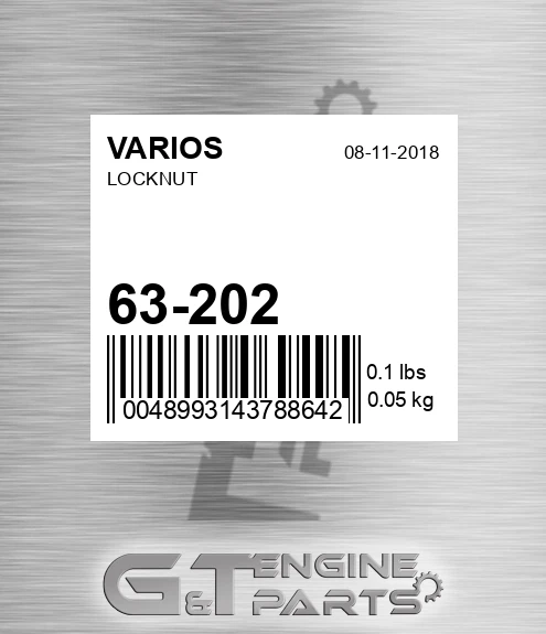 63-202 Locknut