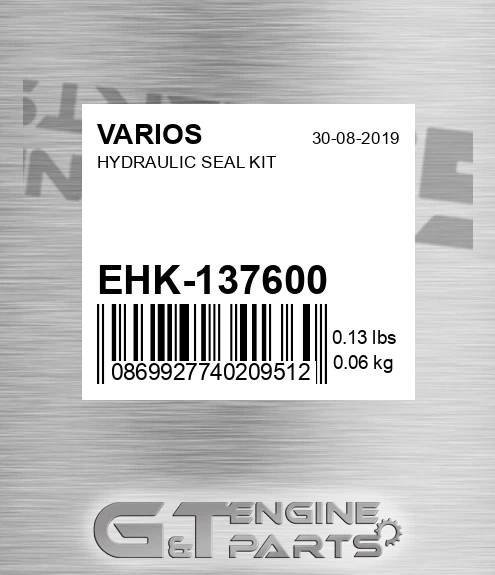 EHK-137600 Hydraulic Seal Kit