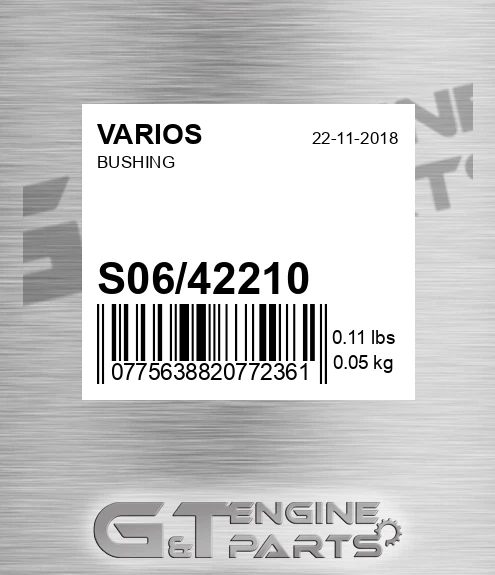 S06/42210 Bushing