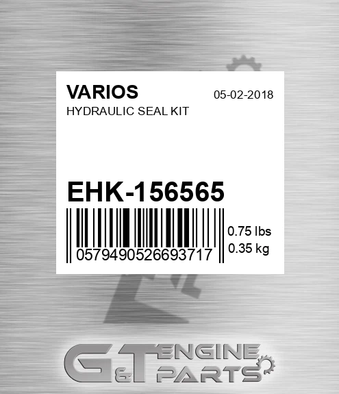 EHK-156565 Hydraulic Seal Kit