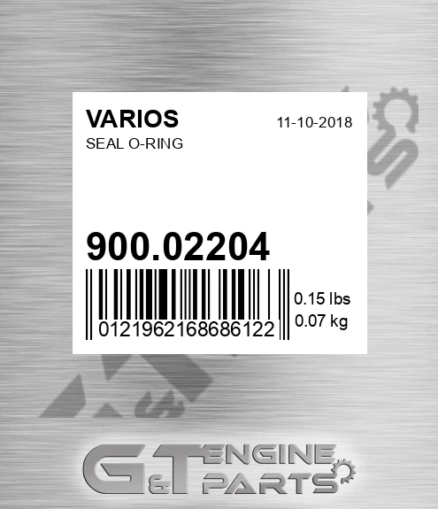 900.02204 Seal O-ring