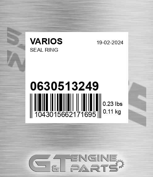 0630513249 VARIOS Seal Ring