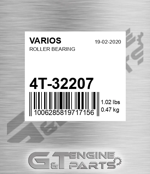 4T-32207 Roller Bearing