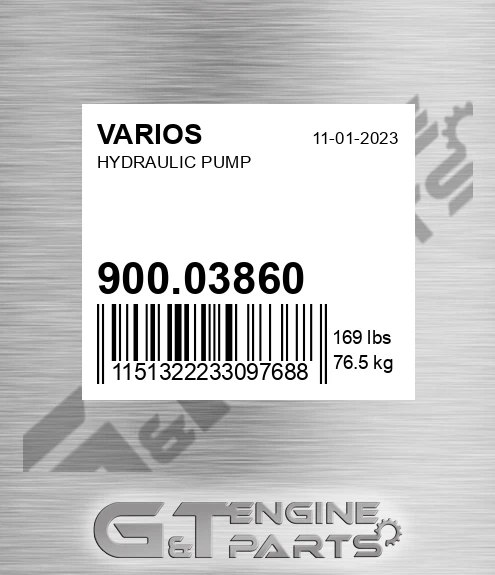 900.03860 Hydraulic Pump