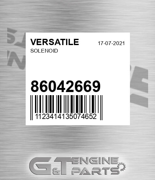 86042669 VERSATILE Solenoid