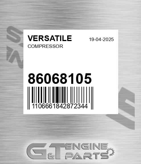 86068105 VERSATILE Compressor