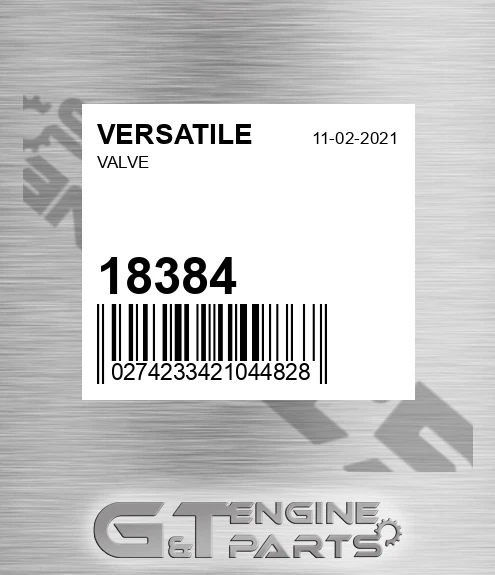 18384 Valve