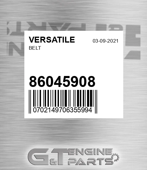 86045908 Belt