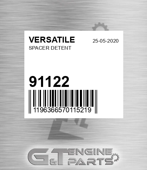 91122 VERSATILE Spacer Detent
