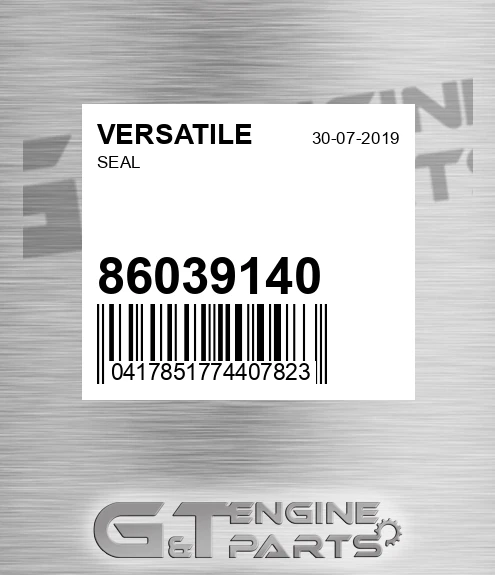 86039140 VERSATILE Seal