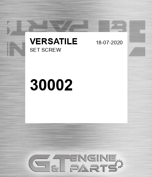 30002 VERSATILE Set Screw