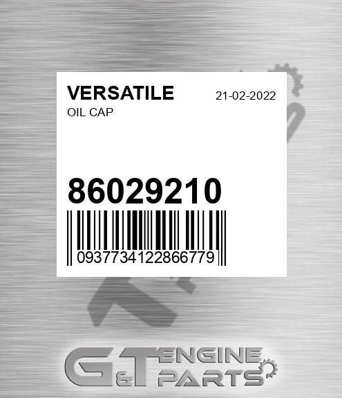 86029210 Oil Cap