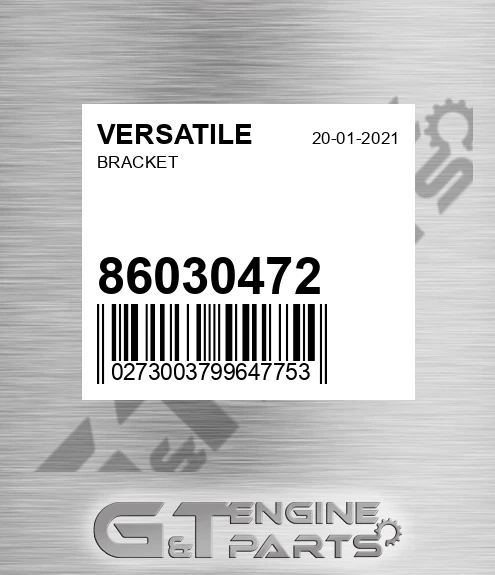 86030472 VERSATILE Bracket