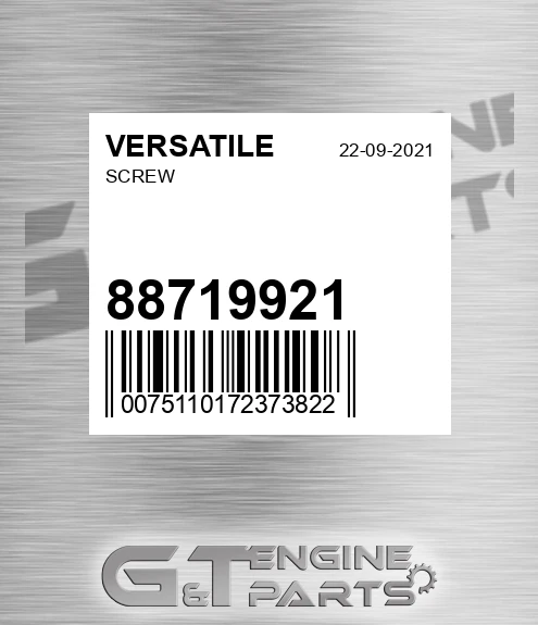 88719921 VERSATILE Screw