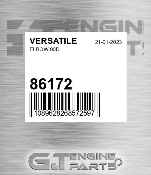 86172 VERSATILE Elbow 90d
